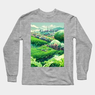 Vegan Green Cities Long Sleeve T-Shirt